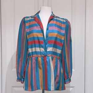 Vintage Peplum Blouse